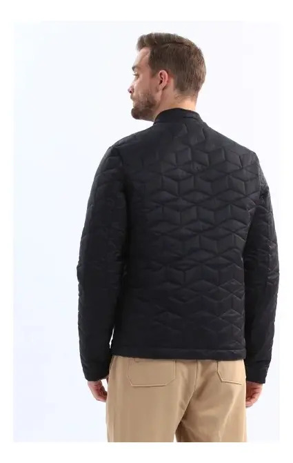 Campera Sol Sports Puffer - Hombre Negro L Lisa - Imagen 4