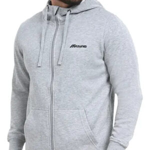 Campera Deportiva Mizuno Zipper - Hombre Gris L Lisa