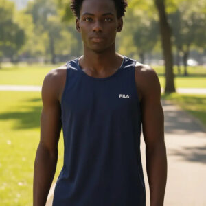 Musculosa Fila Basic Sports Ii - Hombre Azul Marino Lisa L