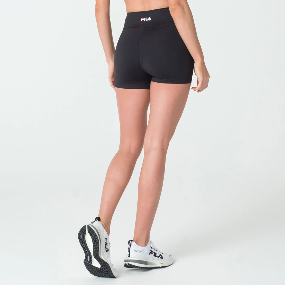 Short Fila Flat Life - Mujer Negro Lisa Xl - Imagen 4