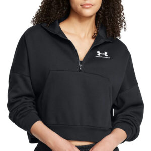 Buzo Under Armour Icon Fleece Os Hz - Mujer L Negro Lisa
