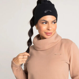 Buzo Polar Sol Sports Fleece - Mujer L Beige Arena Lisa