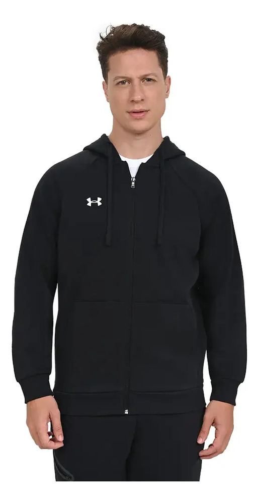 Campera Under Armour Rival Fleece - Hombre Negro S Lisa