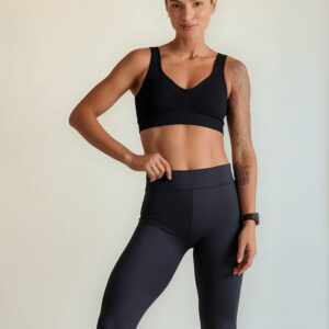 Top Deportivo Lupo Sin Costuras Basic Negro Lisa M