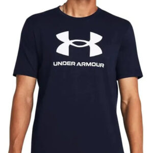 Remera Under Armour Sportstyle Logo - Hombre Azul Oscuro Lisa 2xl