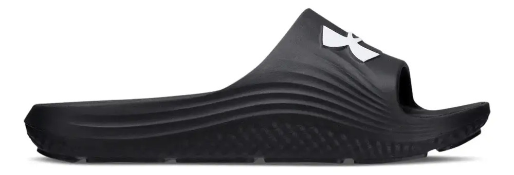 Chinelas Ojotas Under Armour Core 2 - Unisex Negro Lisa 10 Us - Imagen 5