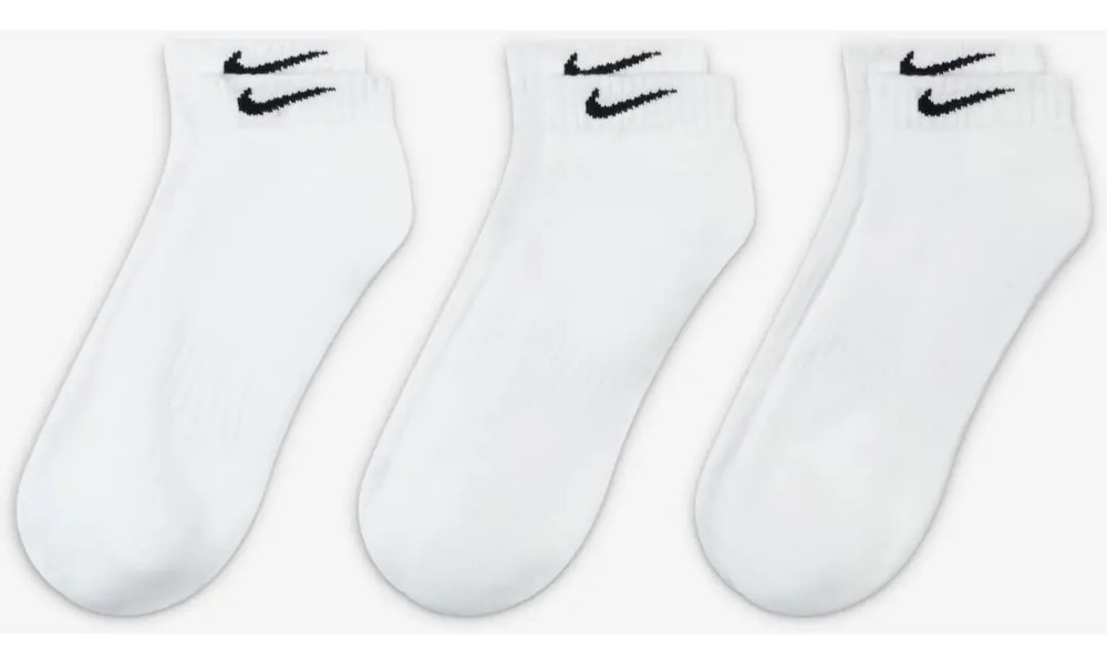 Medias Nike Everyday Cushioned Pack 3 - Unisex Blanco Lisa L - Imagen 2