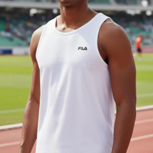 Musculosa Fila Basic Sports Ii - Hombre Blanco Lisa S