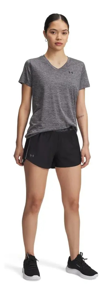 Short Under Armour Play Up - Mujer Negro Lisa Xl - Imagen 4