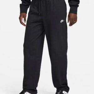 Pantalón Nike Club Knit Wide Leg - Hombre Negro Liso L