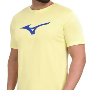 Remera Mizuno Spark Running Big Logo - Hombre Amarillo Lisa L