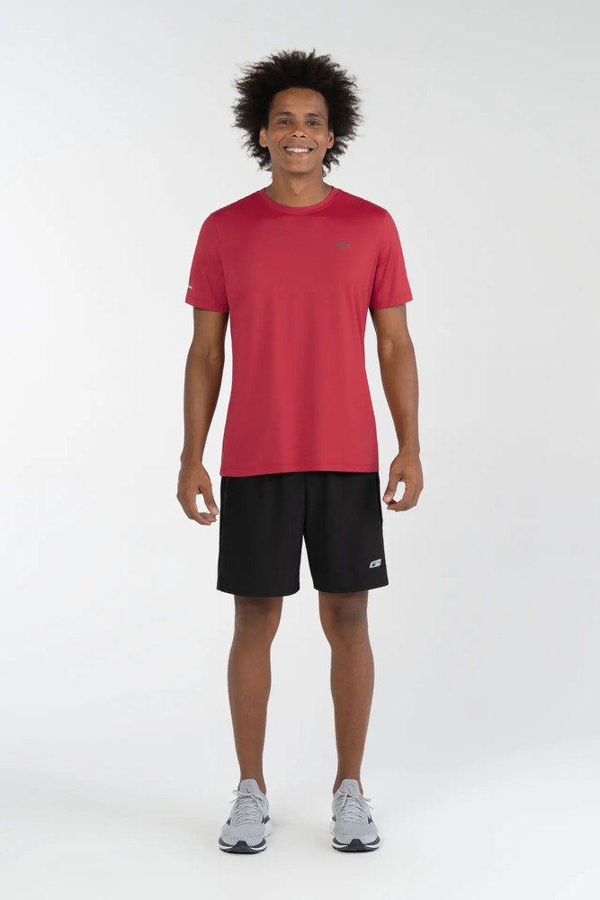 Remera Sol Sports New Basic +50uv - Hombre Bordó Lisa L - Imagen 2