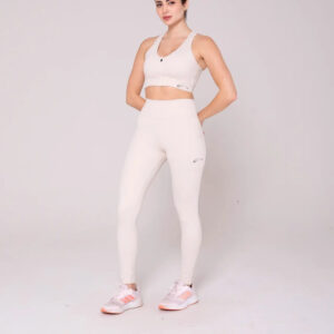 Top Deportivo Sol Sports Matrix Con Cierre - Mujer Beige Lisa M