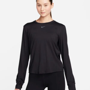 Remera Nike Dri-fit One Manga Larga - Mujer Negro Lisa L