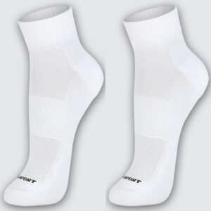 Medias Lupo Rio Running Ciclismo Pack X2 - Unisex Blanco Lisa 38eu / 38eu