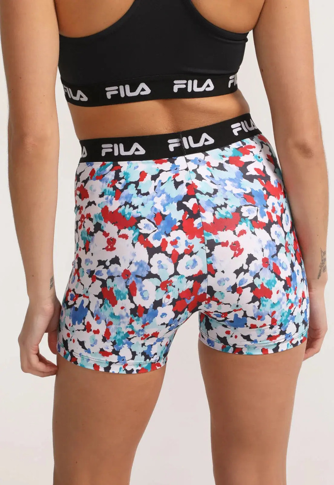 Short Fila Train Elastic - Mujer Multicolor Estampado Xl - Imagen 3