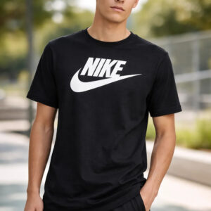 Remera Nike Sportswear Icon Futura - Hombre Negro Logo Xl