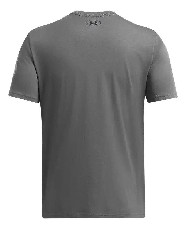 Remera Under Armour Sportstyle Left Chest - Hombre Grey Lisa Xl - Imagen 4