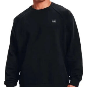 Buzo Under Armour Rival Fleece Crew I - Hombre M Negro Lisa