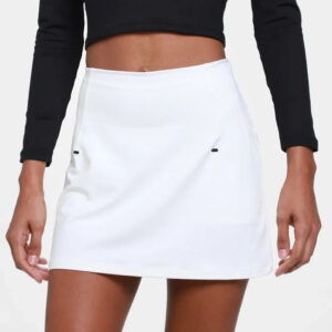 Short Pollera Fila Future Sports Tenis Padel Gym - Mujer Blanco Lisa L