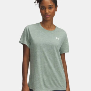 Remera Under Armour Tech Ssc Twist - Mujer Verde Jaspe Jaspeada S