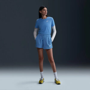 Remera Nike Sportswear Club Essentials - Mujer Azul Acero Lisa L