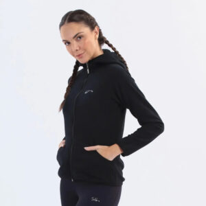 Campera Polar Antipeeling - Mujer Negro S Lisa