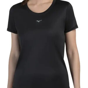 Remera Mizuno Spark Running - Mujer Negro Lisa L