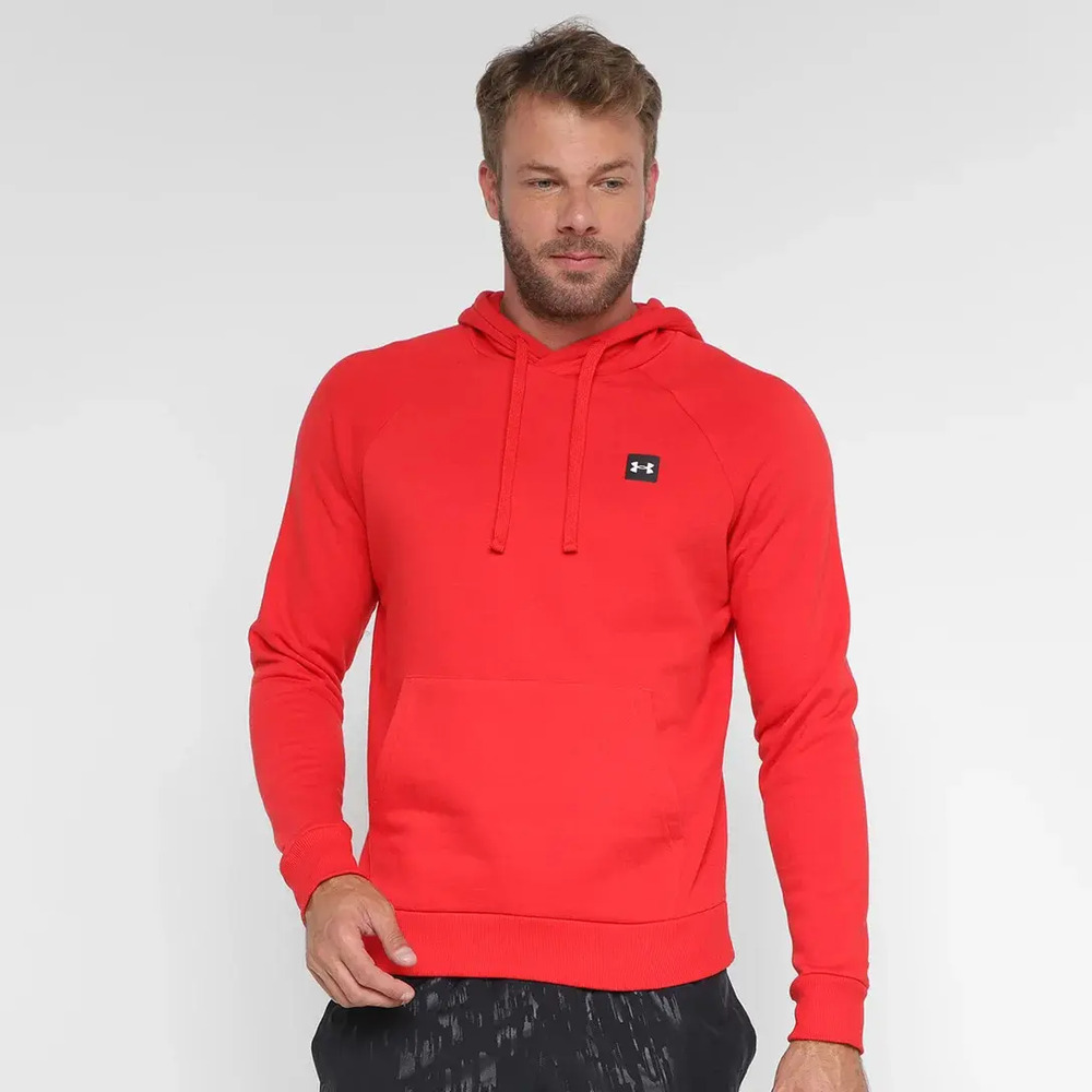 Canguro Under Armour Rival Fleece Hoodie M Rojo Lisa