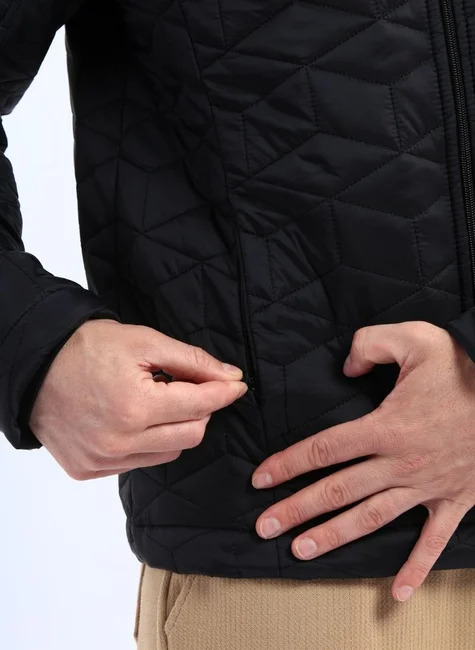 Campera Sol Sports Puffer - Hombre Negro L Lisa - Imagen 6