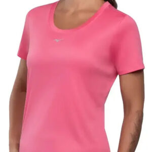 Remera Mizuno Spark Running - Mujer Rosa Lisa L