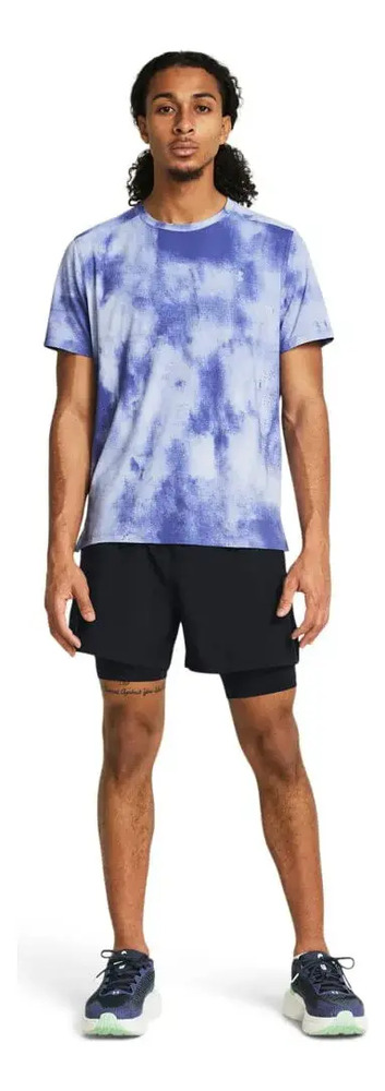 Short Under Armour Launch 5 Running 2in1 - Hombre Negro Lisa Xl - Imagen 5