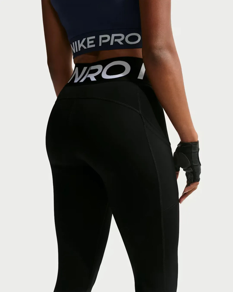 Calza Nike Pro Sculpt 365 - Mujer Negro Lisa S - Imagen 6