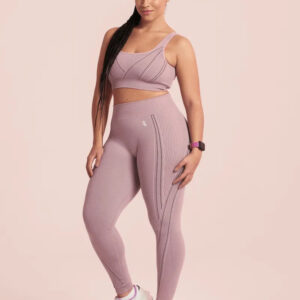 Calza Lupo Max Sin Costuras Fitness Gym Crossfit Running Blush Lisa L