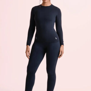 Calza Térmica Deportiva Lupo X - Run - Mujer Negro Lisa L