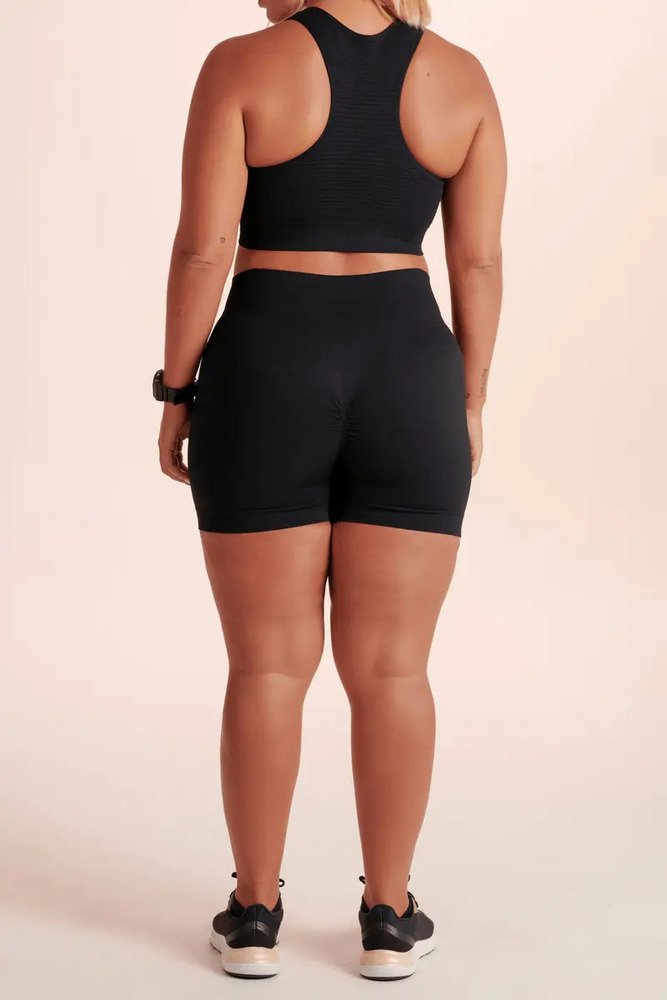 Short Lupo Sin Costuras Levanta Cola Fitness Gym - Imagen 2