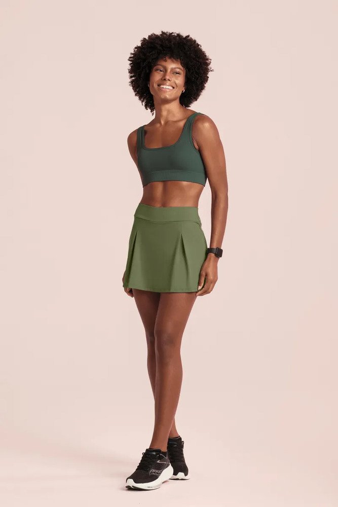 Short Pollera Lupo Lsport Fit Gym Tenis - Mujer