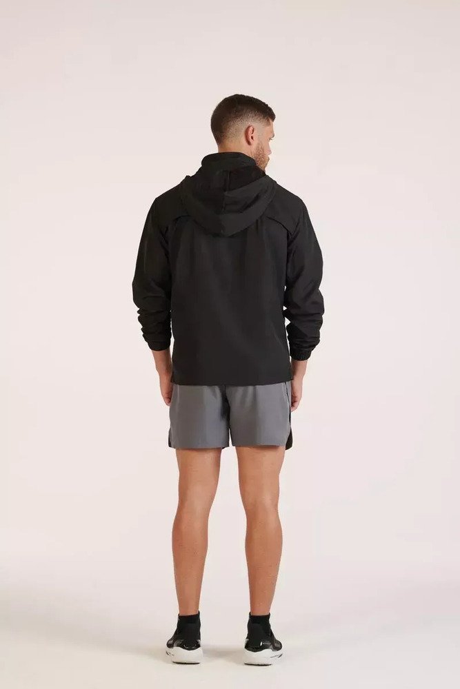 Campera Cortaviento Lupo Run - Hombre Negro L Lisa - Imagen 3