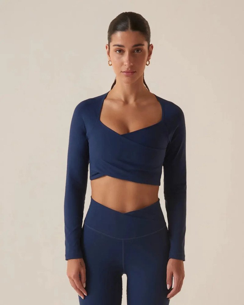 Crop Top Fila Manga Larga Toch Gym - Mujer - Imagen 7