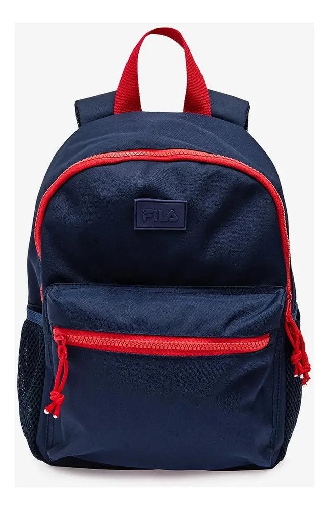 Mochila Fila Mini Rubber - Unisex Azul Marino Liso - Imagen 3