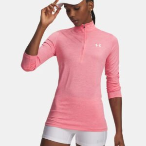 Remera Ml Under Armour Tech 1/2 Zip Twist - Mujer