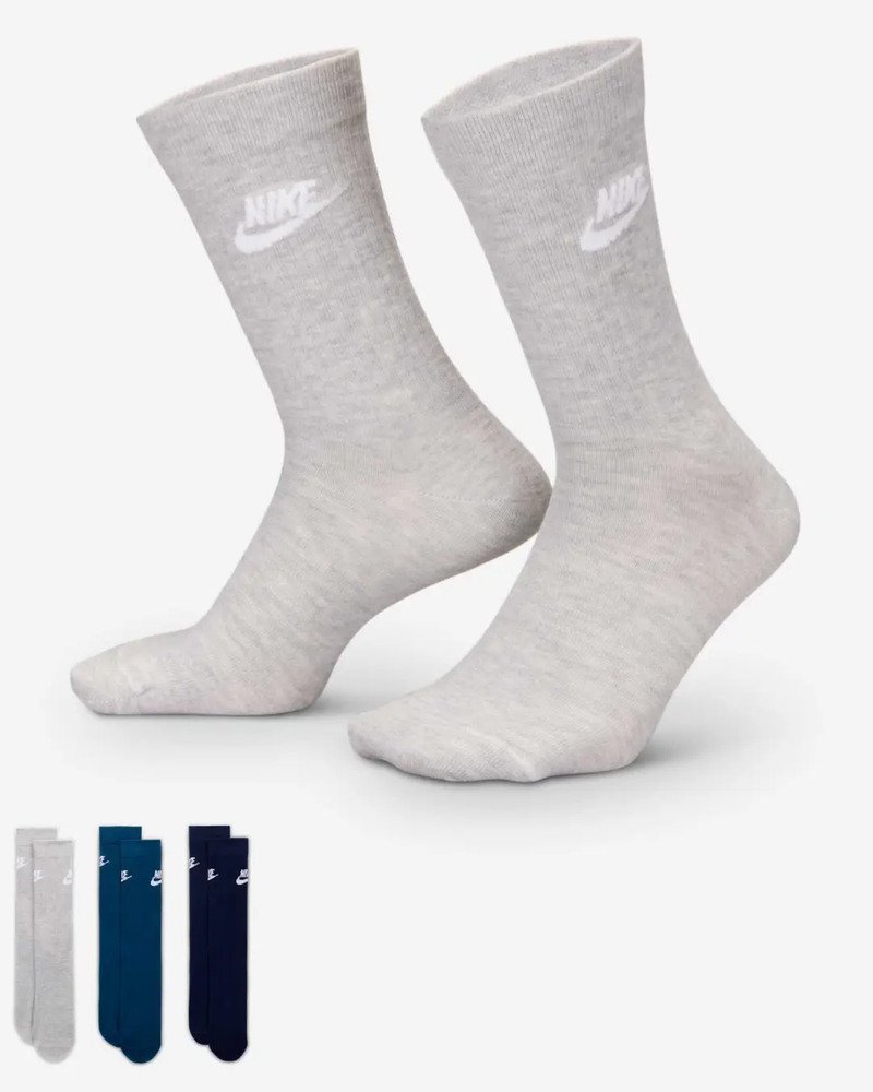 Medias Nike Sportswear Everyday Essential I Pack 3 - Unisex - Imagen 6